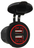 12V Car Cigarette Lighter Socket Splitter Dual USB Car Charger Power Adapter