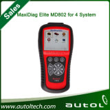 Autel Maxidiag Elite MD802 4 System with Datastream Model Engine, Transmission, ABS and Airbag Code Scanner