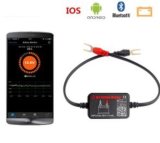 Bluetooth 12V Battery Tester Bm2 Battery Monitor Car Battery Analyzer Charging Cranking Test Voltage Test for Android Ios Phone