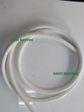 White Silicone Vacumme Tubing with Grooved 0.5mm Thickness