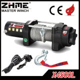 4X4 4500lbs Long Drum Electric Winch with Fast Line Speed