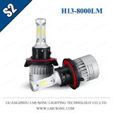 S2 Car H13 COB LED Car Headlight All in One 36W 8000lm for Toyota