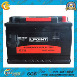 High Capacity 12V75ah Lead Acid Mf Car Battery 75D31r