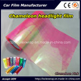 Chameleon Pink Car Light Vinyl Sticker Chameleon Car Headlight Tint Vinyl Films Car Lamp Film