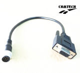 M12 8p F to Hdb 9p M Waterproof Connector