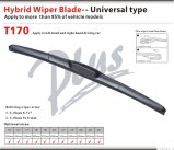 Auto Accessory Wiper Blade with Universal Hybird Adaptor