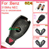 Smart Remote Key for Benz 2 Button 315MHz with Nec Chip