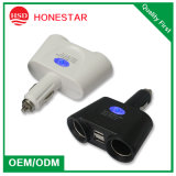 2015 New Design High Quality Hot Sale Car USB Flush Mount Socket with 2xusb Port