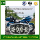 2010 2011 2012 Harley Road Glide (Chrome/Black) LED Headlight
