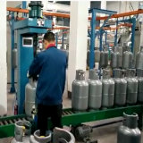 12.5kg/15kg LPG Gas Cylinder Production Line Body Manufacturing Equipments Valve Mounting Machine