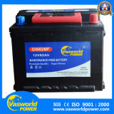 12V62ah Producing Super and Stable Quality DIN Lead Acid Sealed Maintenance Free Starting Battery
