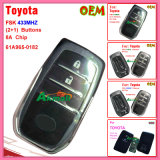 Original Smart Remote Key for Toyota 2 Buttons F433MHz