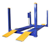 Four Post Hydraulic Car Lift with Alignment Turnable with Ce