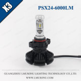 Lmusonu X3 Psx24 LED Headlight 12V 24V 25W 6000lm LED Auto Light Car Parts