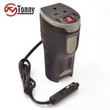 DC to AC Digital Display Car Power Inverter with 1 AC Outlets and 3.1A Dual USB Outlet