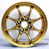 Golden Beautiful Car Wheel Rims 15 Inch