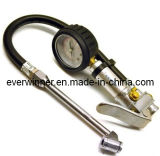 Dual Chuck Tire Inflator with Pressure Gauge