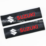 Suzuki Car Logo Seat Belt Carbon Covers Shoulder Pads