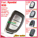 Smart Remote Key for Hyundai Verna Elantra with Fsk433MHz 3 Buttons Pcf7952 Chip Fccid 95440-3X510