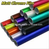 PVC Material Colors Matt Chrome Film, Car Wrap Vinyl Film, 1.52m Width