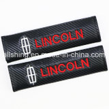 Lincoln Car Logo Seat Belt Carbon Covers Shoulder Pads