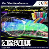 Chameleon Headlight Film, Color Change Car Light Sticker, Decorative Film 30cm*9m
