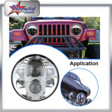 High Power 80W LED Headlight for Jeep Wrangler Hummer Harley Motorcycle High Low Beam Super Bright Jeep Headlight