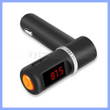 Wireless in-Car Bluetooth FM Transmitter with 4.2A/21W 2-Port USB Car Charging Hands-Free Calling MP3 Player