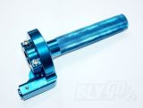 Blue CNC Quarter Turn Quick Twist Throttle Housing Grip Pit PRO Trail Dirt Quad Bike