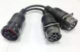J1939 9p M to J1939 9p F Y Cable