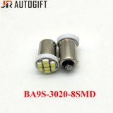Ba9s 1206/3020 8LEDs Auto Interior LED Bulbs