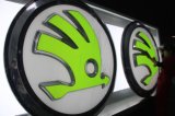 Screen Printing Nighttime Backlit Car Logo Signage