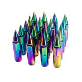 Neo Chrome 20PCS Aluminum Extended Tuner Lug Nuts for Wheels/Rims