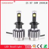 Factory Direct Sale 2s H7 30W 2800lm LED Car LED Headlight Bulbs Headlamp with Competitive Price