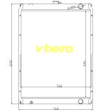 Heat Exchanger Aluminum Radiator for Technical Vehicle Case 240-3