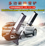 Multifunctional Telescopic Snow Shovel, Car Snow Ice Scraper Brush Shovels Squeegee 2 in 1