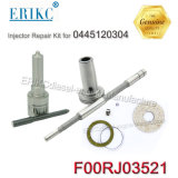 Erikc F00rj03521 Bosch Diesel Injector Repair Kits F 00r J03 521 with Nozzle Dlla144p2273 Valve F00rj02806 for Cummins 0445120304