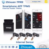 Bluetooth TPMS Tire Pressure Gauge Monitoring System with 4 Internal Wireless Sensors