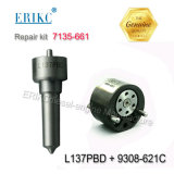 Erikc 7135-661 Delphi Injector Repair Kit 7135 661 Valve 9308-621c and Cr Automatic Fuel Nozzle L137pbd Diesel Overhaul Kit 7135661