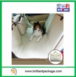Waterproof Oxford Fabric Pet Car Seat Cover Quilted Beige Dog Mat