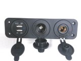 German DIN 12V Accessory Panel Dash Power Socket Outlet Fits BMW & Hella Plug Socket