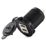 Dual USB Car Cigarette Lighter Socket Splitter Charger Power Adapter Outlet 12V