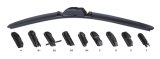 Multifunction Flat Wiper Blades, with 10 Adapters, Can Replace 95% of The OE Wipers, Clear View
