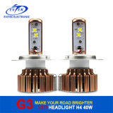 3600lm High Low Beam Car H4 LED Headlight Bulbs 40W/Each Bulb Car Styling with 6000k CREE LED Source