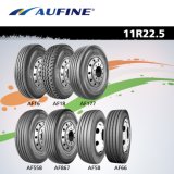 Aufine TBR Tyre with 13r22.5, 295/80r22.5, 11r22.5, 12r22.5 and 385/65r22.5
