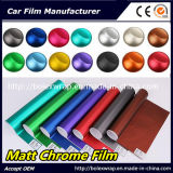 Hot Sell Factory Film Interior Film Decorative Sticker, Adhesive Vinyl Car Matte Chrome Film