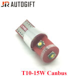 W5w 194 T10 CREE Chip 3SMD 15W T10 3SMD LED Bulbs Light External Canbus Light