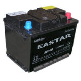 JIS 55D23-12V60ah Dry Charge Car Battery with RoHS/CE/Soncap