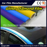 Black Brilliant Diamond Film Glitter Diamond Vinyl Film 1.52*28m