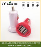Double 2 USB 5V 3.4A Mobile Phone Car Charger with Ce RoHS Approved